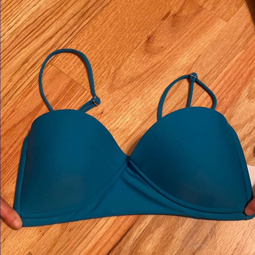 Mikoh NWT. Teal swim top